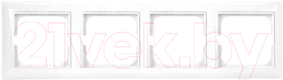 Рамка для выключателей и розеток ABB Basic 55 1725-0-1482 - фото
