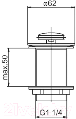 Донный клапан Armatura 660-354-00