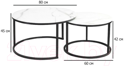 Комплект журнальных столиков Signal Atlanta C