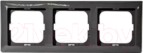 Рамка для выключателей и розеток ABB Basic 55 1725-0-1508 - фото