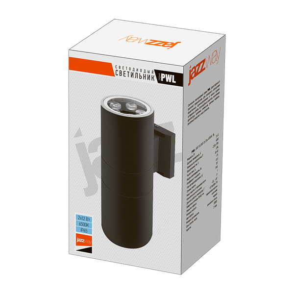 Бра уличное JAZZway PWL-300110/30D 2x12w 6500K BL / 5015142B