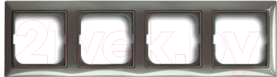 Рамка для выключателей и розеток ABB Basic 55 1725-0-1534