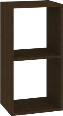 Стеллаж Кортекс-мебель Дельта-2 36x71 (венге) - фото