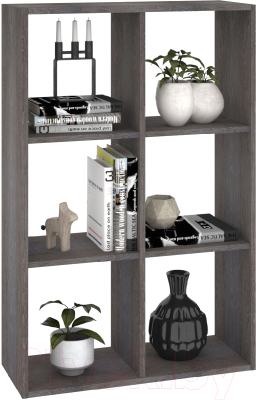 Стеллаж Кортекс-мебель Дельта-6 71x105 (береза)