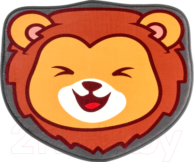 Коврик для ванной ROXY-KIDS С эффектом памяти Антискользящий Лев 50x60 / RBMT-004 - фото