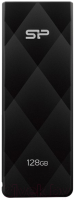 USB flash накопитель Silicon Power Blaze B20128GB Black (SP128GBUF3B20V1K) - фото