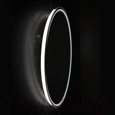Зеркало Пекам Luna 71x71 / Luna-71x71 (с подсветкой, с механической клавишей включения)