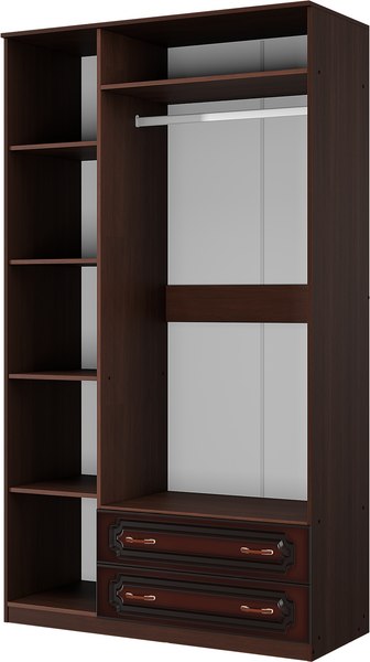 Шкаф Bravo Мебель Лак ШР-3 1 зеркало