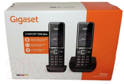 Беспроводной телефон Gigaset 550 Duo Rus / L36852-H3001-S304