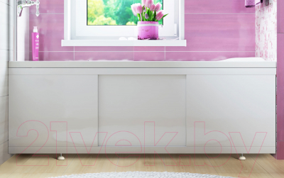 Экран для ванны Alavann Купе Crystal 150