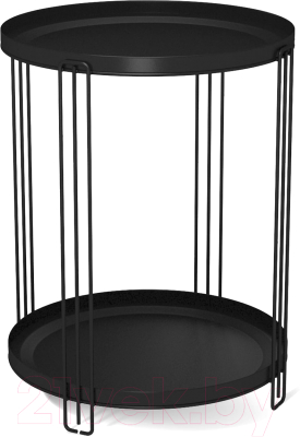 Журнальный столик Sheffilton SHT-CT31 (черный муар) - фото