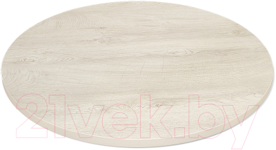 Обеденный стол Sheffilton SHT-TU43/TT 80 ЛДСП (черный муар/дуб беленый)