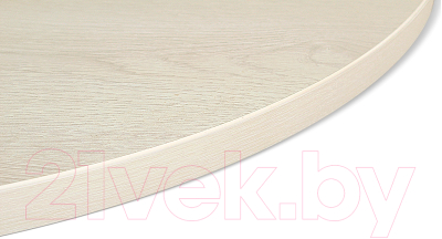 Обеденный стол Sheffilton SHT-TU43/TT 80 ЛДСП (черный муар/дуб беленый)