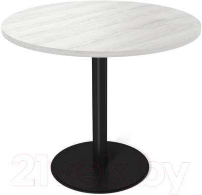 Обеденный стол Sheffilton SHT-TU43/TT 80 ЛДСП (черный муар/сосна касцина) - фото