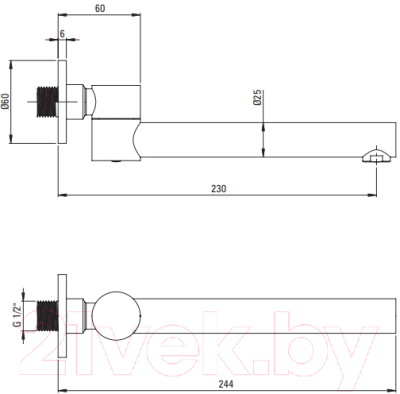 Излив Deante Cascada NAC 087K
