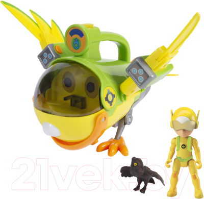 Набор фигурок коллекционных Petronix Мега-трансформер 2 в 1 Полли и фигурка / 40616 - фото