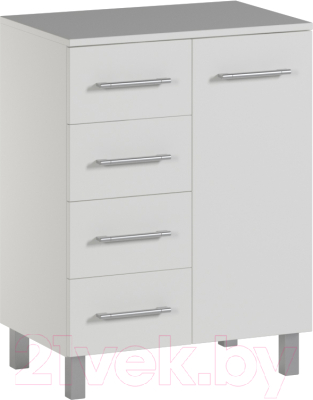 Тумба для ванной Genesis Мебель 60x40x80 (белый) - фото