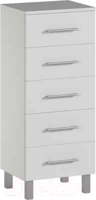 Комод для ванной Genesis Мебель Высокий (белый) - фото