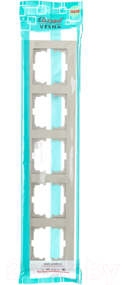 Рамка для выключателей и розеток Lezard Vesna 742-3700-150