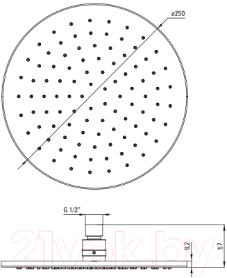 Душевая система со смесителем Deante Alpinia BXYZZGAM