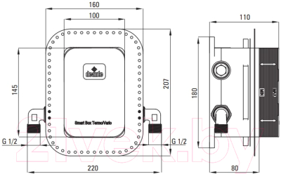 Душевая система со смесителем Deante Alpinia BXYZZGAM