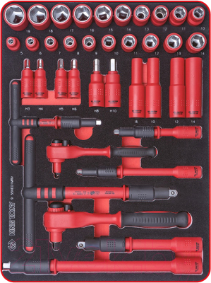 Универсальный набор инструментов King TONY 934-117AMBE