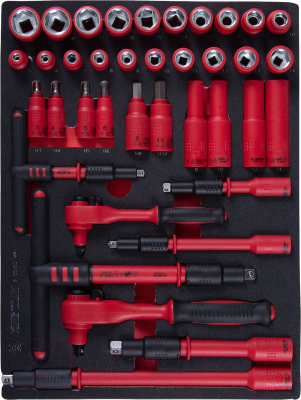 Набор головок слесарных King TONY 9-55VE01MRV - фото