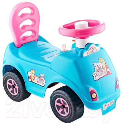 Каталка детская Guclu Selena Принцесса / 4867_Aqua - фото