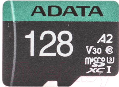 Карта памяти A-data Premier Pro microSDXC 128GB (AUSDX128GUI3V30SA2-RA1)