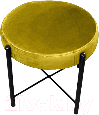 Пуф Craftmebelby Лофт (черный/желтый) - фото