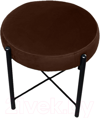 Пуф Craftmebelby Лофт (черный/коричневый) - фото