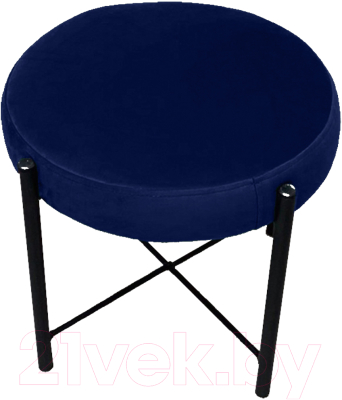 Пуф Craftmebelby Лофт (черный/синий) - фото