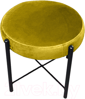 Пуф Craftmebelby Лофт (графит/желтый) - фото