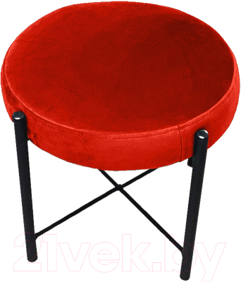 Пуф Craftmebelby Лофт (графит/коралловый) - фото