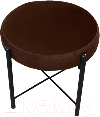 Пуф Craftmebelby Лофт (графит/коричневый) - фото