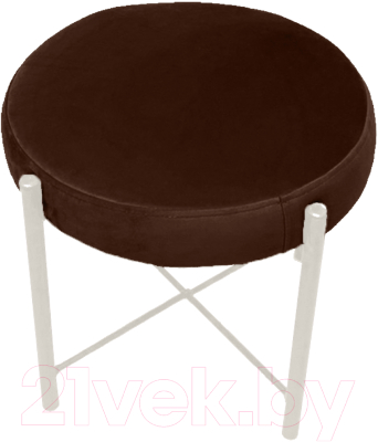 Пуф Craftmebelby Лофт (белый/коричневый) - фото