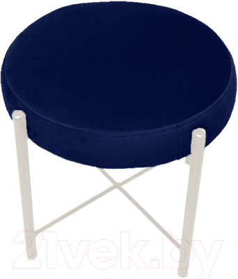 Пуф Craftmebelby Лофт (белый/синий) - фото