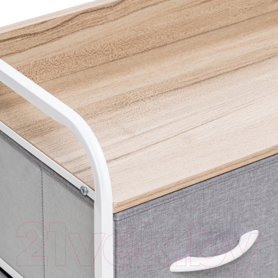 Система хранения Импэкс Leset Ноа широкий (белый/светло-серый)