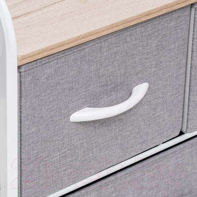 Система хранения Импэкс Leset Ноа широкий (белый/светло-серый)