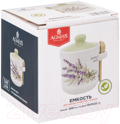 Емкость для хранения Agness 358-2070