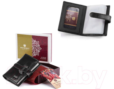 Визитница Peterson PTN PL-102-BLACK