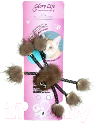 Игрушка для кошек Glory Life Паук из норки / 146032 - фото