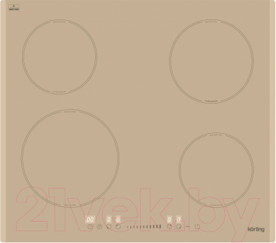 Индукционная варочная панель Korting HI 64560 BCG - фото