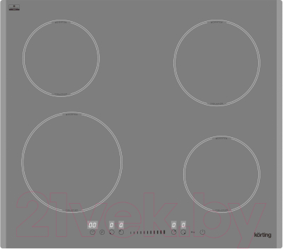 Индукционная варочная панель Korting HI 64560 BGR - фото