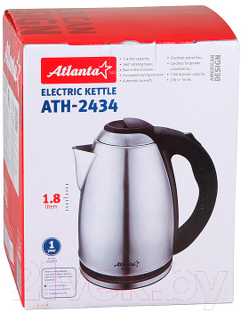 Электрочайник Atlanta АТН-2434 (черный)