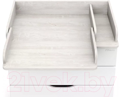 Комод пеленальный Pituso Сириус-2 Wood 804 ПВХ (с шариковыми направляющими, сосна касцина)