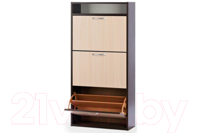 Тумба для обуви Vental Комфорт К-3 (венге/беленый дуб)