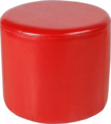 Пуф Vental ПФ-5 круглый (красный) - фото