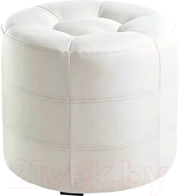 Пуф Vental ПФ-7 круглый (белый) - фото