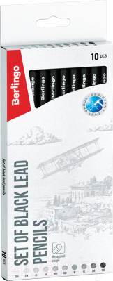 Набор простых карандашей Berlingo BS01210 - фото